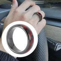 Portable Car Key Ring Waterproof Carbon Fiber Smart Ring Fit for Tesla Model 3Model YModel SModel Y New