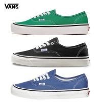 Vans Anaheim canvas shoes male and female student style green black blue low shoes