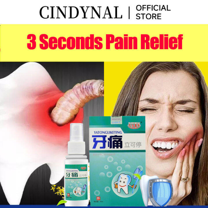 3 Seconds Pain Relief Toothache Spray35ml Toothache insect repellent