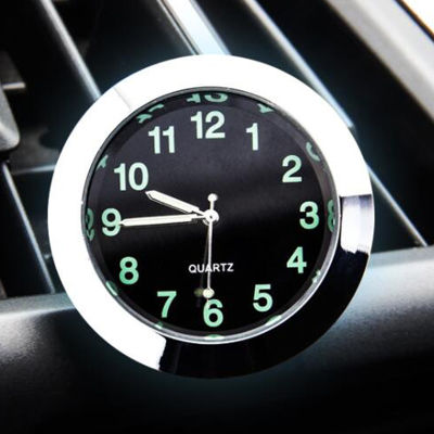 Luminous Auto Gauge นาฬิกา Mini Car Air Vent นาฬิกาควอตซ์พร้อมคลิป Auto Air Outlet นาฬิการถจัดแต่งทรงผมสำหรับ Audi 100 200 80 Quattro