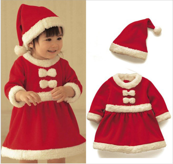 cod-ซานตาคลอสเสื้อผ้าเสื้อผ้าคริสต์มาสแต่งตัวเด็กแต่งตัวชุดการแสดงเด็กชายและเด็กหญิงกำมะหยี่สีทอง