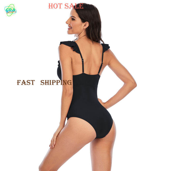 บราในตัวชุดว่ายน้ำ-monokini-เซ็กซี่สำหรับผู้หญิงชุดว่ายน้ำชิ้นเดียวทนทานคุณภาพสูงสำหรับสระว่ายน้ำน้ำสลัดชายหาดบอล