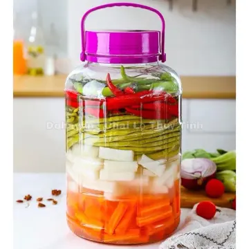 Glass Jar With Metal Lid Airtight & Odor Proof -for Kitchen