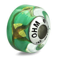 บีดแก้ว มูราโน่ Flaked Off OHM Murano Glass Bead Charm