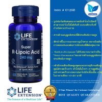 Life Extension Super R-Lipoic Acid 240 mg / 60 Vegetarian Capsules