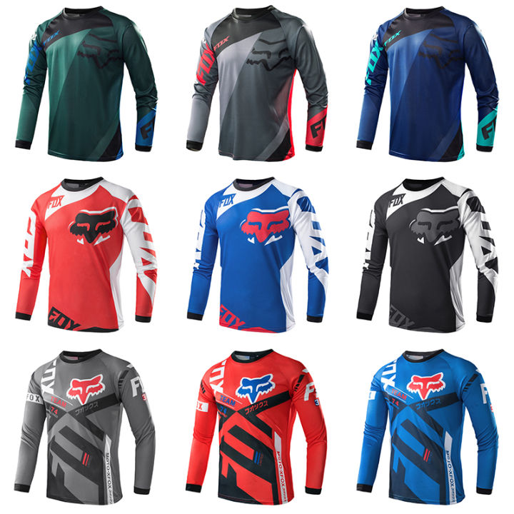 Motor shirt long sleeve for men rider Cycling bike jersey bikers ...