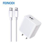 【Taotao Electronics】 FEINODI 【รับประกันหนึ่งปี】เครื่องชาร์จเร็ว20W Type C ระบบชาร์จเร็ว35W Quick PD CableFEINODI อะแดปเตอร์ไฟ USB ไฟคู่5A 3.0พอร์ตสำหรับโทรศัพท์มือถือ Huawei IPhoe