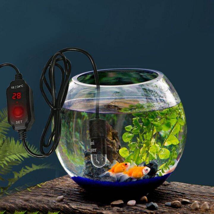 JNFGTV Mini 10W Turtle With LED Display Submersible Aquarium