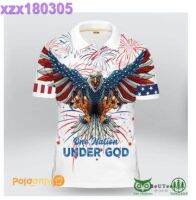 US Independence One Nation Under God Polo Shirt