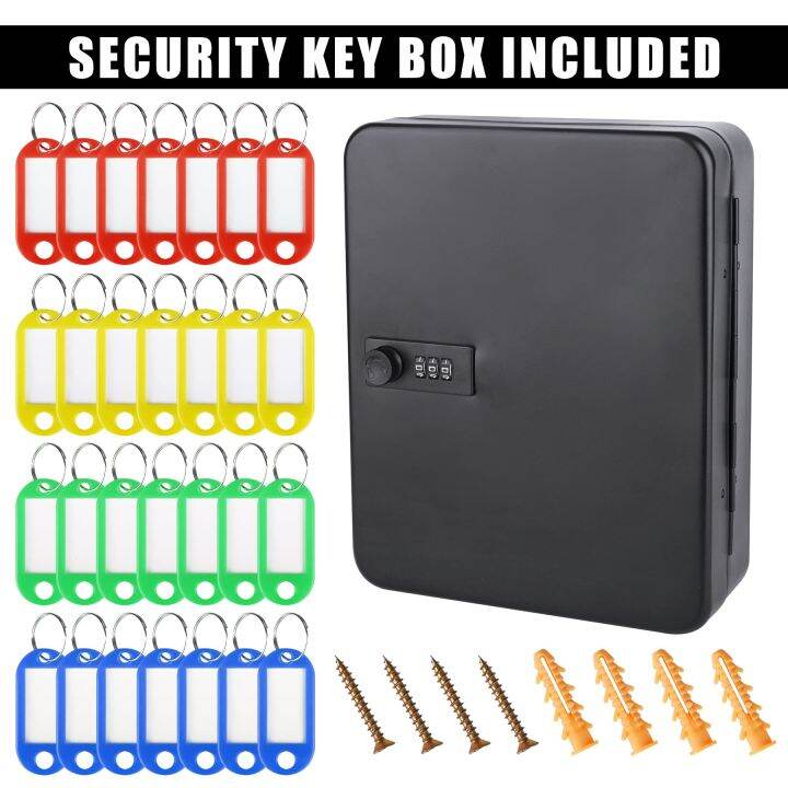 IDEAS Wall Mounted Steel Security Locking Key Coded Key Lock