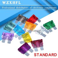 50pcs/lot Medium Size STANDARD Car Auto Blade Fuse 3A 5A 7.5A 10A 15A 20A 25A 30A 35A 40A 50A WATTY Electronics