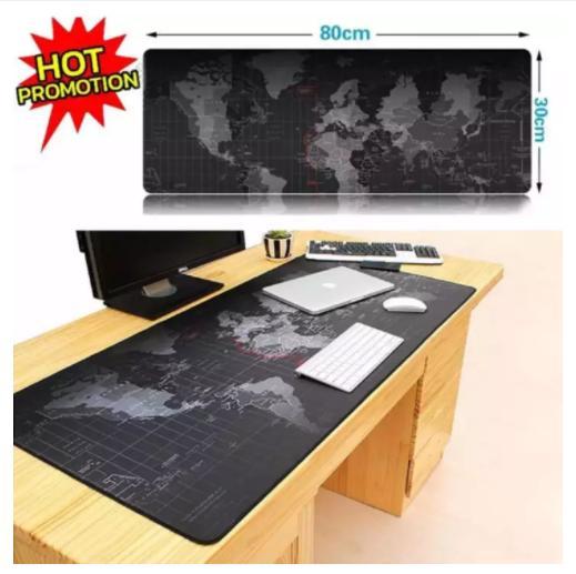 แผ่นรองเมาส์-ออกแบบแผนที่โลก-big-size-80-x-30-cm-mouse-pad