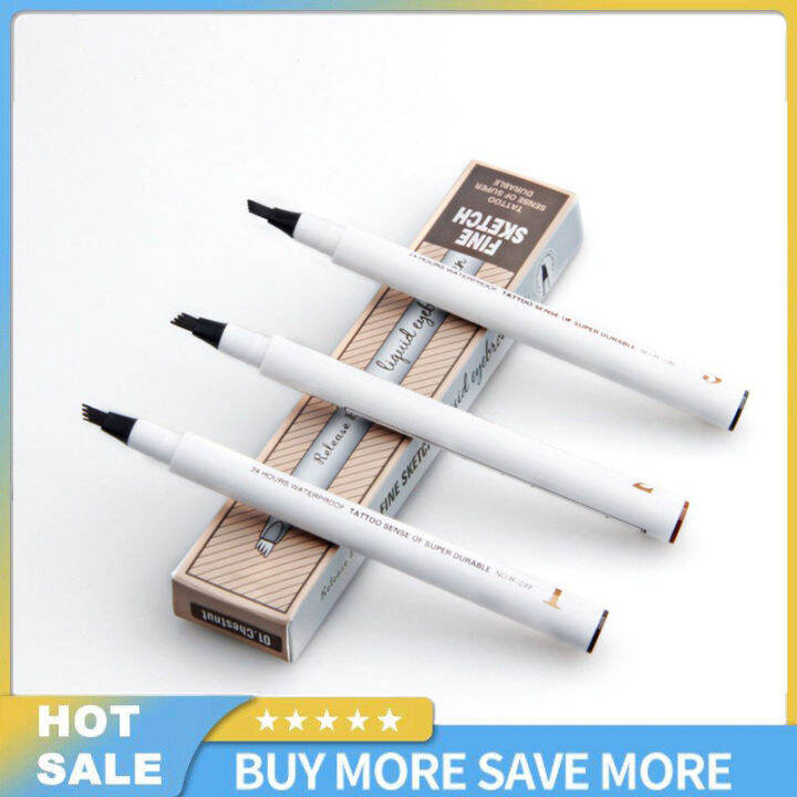 ดินสอเขียนคิ้ว4จุดพร้อม-micro-fork-tips-eyebrow-pen-cosmetics-tool-for-daily-natural-eye-makeup