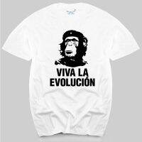 เสื้อยืดผู้ชายสี "Viva La Evolucion" ตลกเกวาราดาวเคราะห์แห่งลิงขนาด5XL 6XL