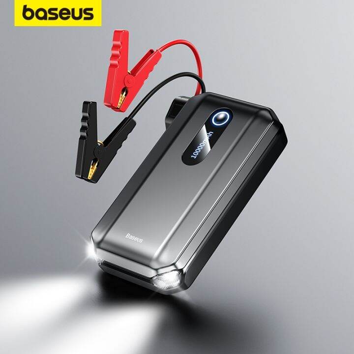 Baseus 1000A Car Jump Starter Power Bank 12000mAh Portable Battery Station  Car Emergency Booster Starting Device