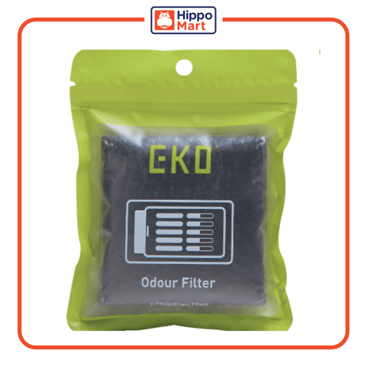 EKO BIN Filter EK8147 8cm x 8cm [Activated Charcoal Odour Filter
