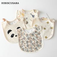 【YD】 Infant Baby Cotton Bibs Cartoon Bib Burp Newborn Boy Feeding Saliva