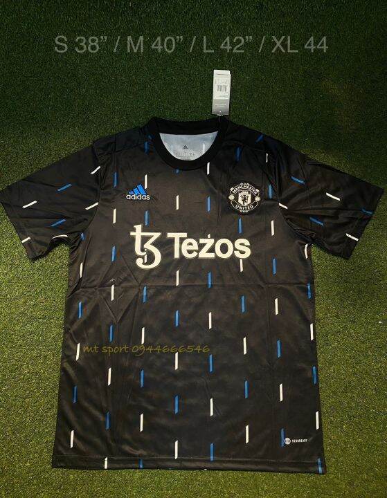 เสื้อ-mu-pre-match-สีดำ-fan-v-งานเกรด-aaa