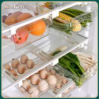 SHUKEYI รักษาความสดใหม่ ตัวจัดระเบียบตู้เย็น โปร่งใสโปร่งใส Under-shelf ชั้นเก็บของในตู้เย็น ของใหม่ เอบีเอสเอบีเอส กล่องลิ้นชักตู้เย็น ผลไม้สำหรับผลไม้