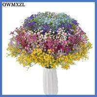 OWMXZL ของขวัญ ของชำร่วยงานแต่งงาน ของตกแต่งบ้าน การจัดดอกไม้ 108หัว gypsophila ประดิษฐ์ พืชปลอม ลมหายใจทารกเหมือนจริง