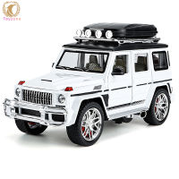 1/24 G65 Die-cast Alloy Pull Back Car Simulation Off-road Vehicle With Sound Light For Kids Teens Home Decoration