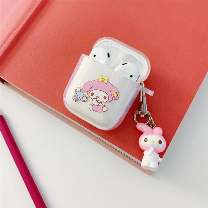 เคสโทรศัพท์แบบนิ่มพร้อมจี้3d-cinnamoroll-2ของฉันกล่องหูฟังเมโลดี้ไร้สายสำหรับอุปกรณ์หูฟังน่ารัก