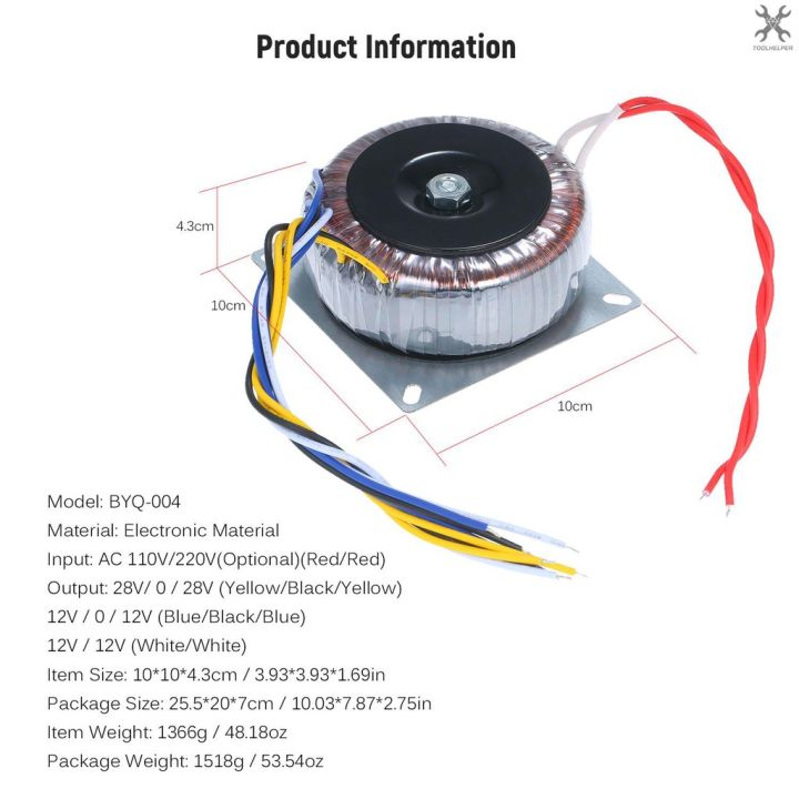 oapa-หม้อแปลงไฟฟ้า-t-amp-t-200-w-toroidal-ac-220-v-สําหรับเครื่องเล่นเพลง