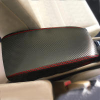 ภายในคาร์บอนสไตล์ไมโครไฟเบอร์หนัง Center Armrest สำหรับ Honda Civic 8th Gen ซีดาน2006 2007 2008 2009 2010 2011