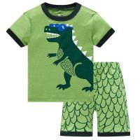 New Design Dinosaur Boys Pajamas Sets Childrens Pyjama Boys Sleepwear Suit Telescope Kids Pjamas home wear Costumes Nightgown