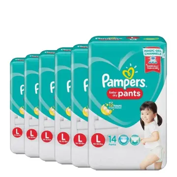 PAMPERS, Baby Dry Pants Economy Diaper Extra Large (XL) 12s