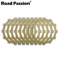 Road Passion 8Pcs รถจักรยานยนต์ฐานกระดาษคลัทช์แรงเสียดทานชุดสำหรับ SUZUKI RMZ450 RMZ 450 -2004 RM250 Champion 250 1997-2002