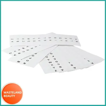 Index Card Guide Set Self Adhesive Number Alphabet Sticker File