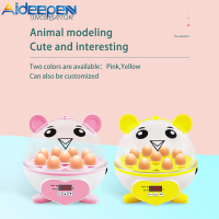 Aideepen Egg Incubator 9ไข่อัตโนมัติ Incubator สำหรับฟักไข่สัตว์ปีก LED ความชื้นจอแสดงผลอุณหภูมิควบคุมไข่อัตโนมัติ Brooder สำหรับไก่เป็ด Goose Birds