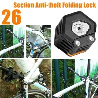 Foldable Bicycle Lock with 3 Keys Hamburg-lock Alloy Anti-theft Strong Security Lock Mount Bracket Bike Chain Lock Fast Delivery Locks