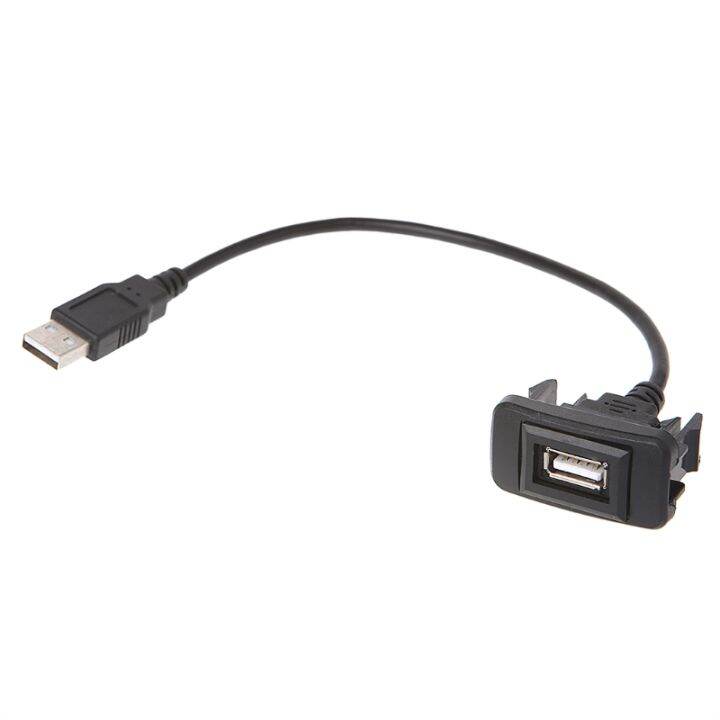 【Ready Stock】AUX USB Port Cable Adapter 12-24V Cord Wire USB Charging ...