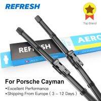 [Car Parts] REFRESH Wiper Blades สำหรับ Porsche Cayman Fit Hook Arms/push Button Arms Car รุ่นปี2005ถึง2017