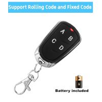 Fixed Rolling Code Remote Control 4CH 433MHz Clone Function Transmitter Cloning Code Duplicator for Garage Gate Door Car Remotes