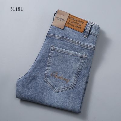 Embroidery Washing Water Small Straight Tube Business Commuting High-end Mens Jeans