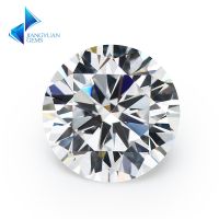 ✸ Size 1.0 12.0mm EF GH D Color Round Cut Lab Grown Loose Moissanite Stone Test Positive (5mm-12mm With Certificate)