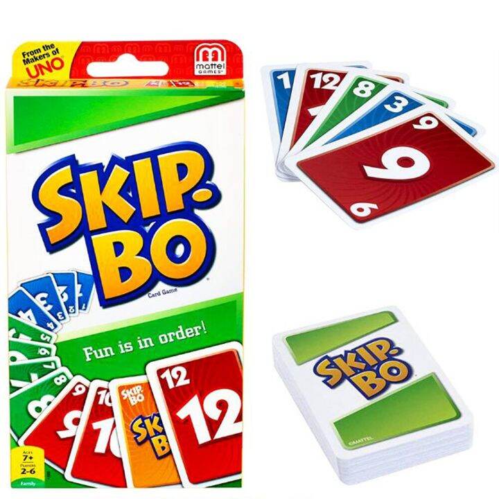 เกมเกมไพ่อูโน่อนิเมะเกมกระดานการ์ตูนอนิเมะ-skip-bo-แบบใหม่สำหรับครอบครัวความบันเทิงแสนสนุกเกมบัตร-uno-ของขวัญคริสต์มาส