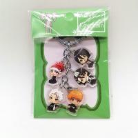 Anime Keychain BLEACH Side Print Car Chain Cartoon Figure Holder Best Friend Keyring