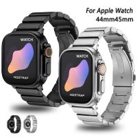 ✸●¤ สายนาฬิกาโลหะไทเทเนียมขนาดใหญ่สำหรับสายนาฬิกา Apple Watch 49 มม. 45 มม. 44 มม. 42 มม. 40 มม. 41 มม. 38 มม. สำหรับ Iwatch Ultra 8 7 6 SE 5