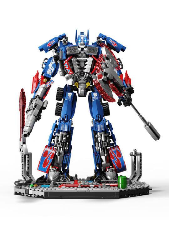 หุ่นยนต์แปลงร่าง6006คิงคอง-optimus-b-pillus-หุ่นยนต์โมเดลเด็กผู้ชายบล็อกสำหรับต่อประกอบยาก-diy