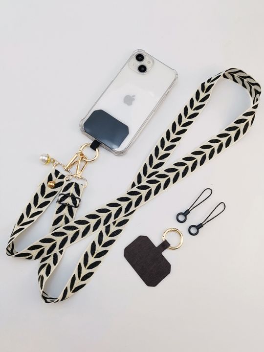adjustable-crossbody-long-mobile-phone-lanyard-wide-cloth-neckband-strap-rope-women-39-s-pearl-hanging-ornaments-anti-lost-lanyard
