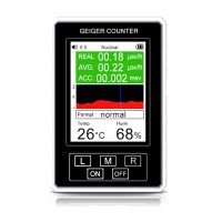 New XR1-Pro Nuclear Radiation Detector Geiger Counter X γ β Ray Radioactive Tester Thermohygrometer EMF Meter