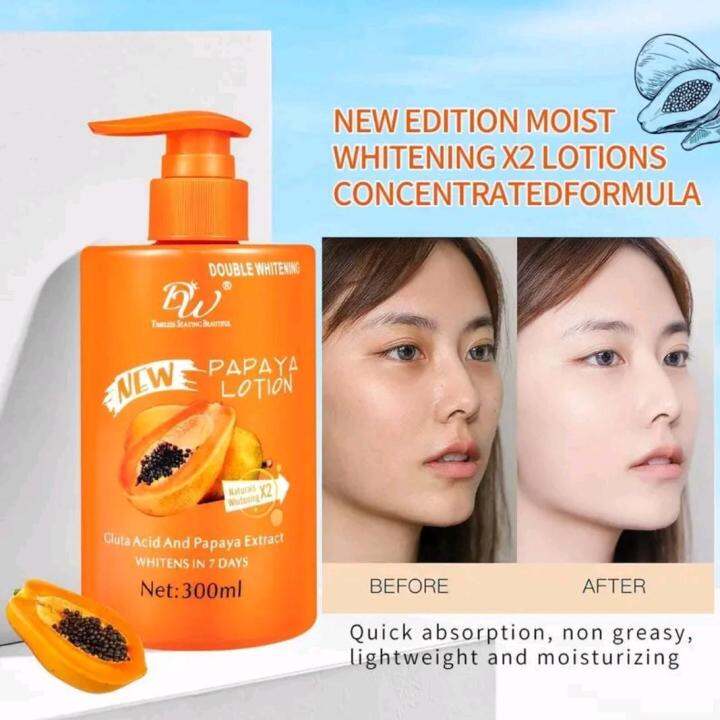 original papaya lotion 300 ml extensive whitening mabango Lazada PH