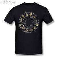 Saint Seiya Knights Of The Zodiac Japanese Anime Zodiac Wheel T Shirts Vintage Punk Streetwear Tshirt T-Shirts