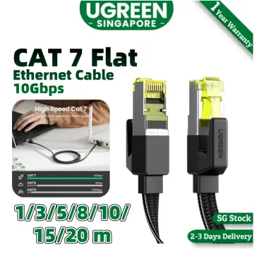 Baseus Cat 7 Ethernet Cable 10Gbps High Speed Round RJ45 Cat7 Cable for  Router Modem Internet