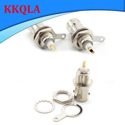 QKKQLA BNC Female Socket Solder Connector Chassis Panel Mount Coaxial Cable For text Welding Machine Parts