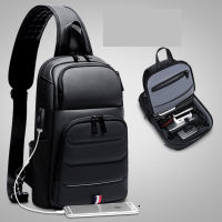 Crossten Crossbody Bags Multifunctional Shoulder Bags USB Charging Messenger Sling Chest Bag Oxford Single Shoulder Strap Pack